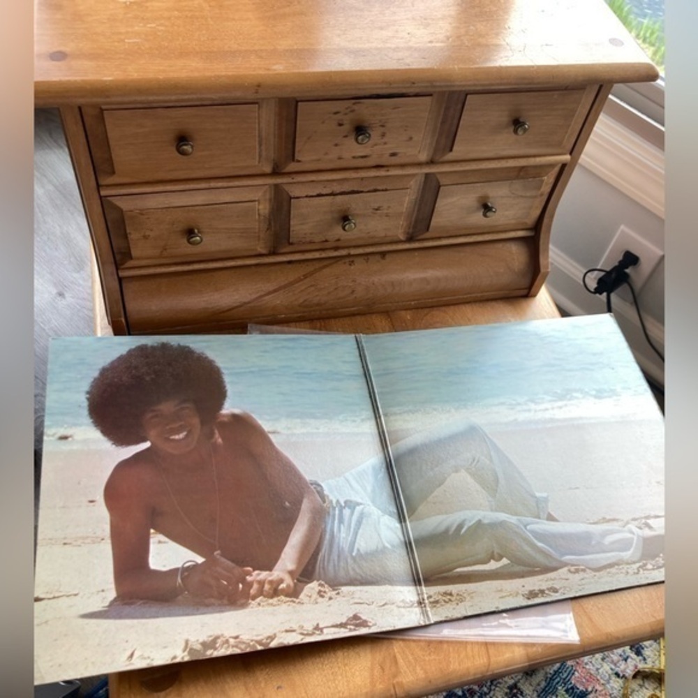 Jermaine Jackson record with fold out album record cover poster Michael Jackson